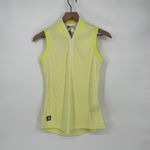 Adidas Primegreen Golf Polo Shirt Sleeveless Yellow Women's XS Pulse Yellow Photo 1
