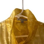 Haute Monde  Vibrant Yellow Sheer Top Photo 2