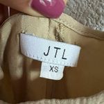 Jules The Label Dress Attached Wrap Skirt Overlay Neutral Light Casual Elevated Size XS Photo 2