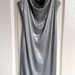 Forever 21 Metallic Silver Slip Dress Photo 0