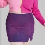 Wild Fable  Stretch Denim Purple Notch Jean Skirt Women's Size 6 NWT Photo 0