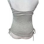 4th Reckless Camisole Top Ruched Side Stretchy Gray Heathered Women's XS NWOT Photo 6