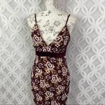 Bardot Dahlia Floral Lace Purple V Neck Asymmetrical High Lo Dress Size 4 NWT Photo 7