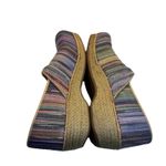 Dansko  Pro Clogs Slip On Shoes Womens 41/10.5 Multicolor Pastel Jute Wedge Heel Photo 4