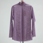 Tamara Malas Normandie Sheer Top Lilac‎ Lavender 2/4 S/M Purple Size undefined Photo 2