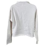 Lime & Vine White Rose Gold Zipper Cropped Sweatshirt Size M Photo 10
