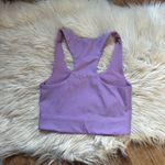 Girlfriend Collective  Paloma Racerback Sports Bra In Ribbed Lilac Photo 3