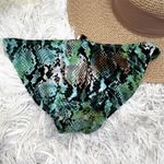 Women’s Python Print Low Rise Bikini Swimwear Bottoms Photo 3