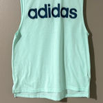 Adidas Light Green Sleeveless Top Photo 0