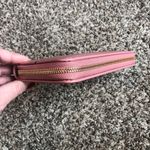 Zip Around Clutch Wallet Pink with Mouse Ears Photo 1