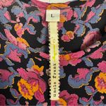 Uncle Frank  Anthropologie colorful rose print mid length dress Large whimsigoth Photo 5