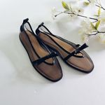 Free People Mesh Mania Bow Flats Black Photo 1