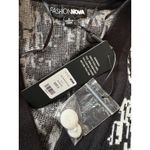 FashionNova Alice Sweater Mini Dress Black White Size Small NWT Photo 3