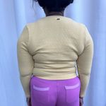 O'Neill Yellow Long sleeve top, ruched long sleeved shirt Photo 8