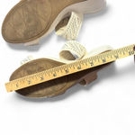 Impo White Rhinestone Wedge Sandals Y2K Strappy Platform Womens 6.5 7 Photo 5