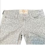 Bella Dahl  Gray Leopard Cheetah Skinny Jeans Size 30 Photo 6