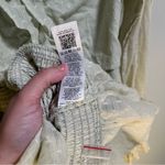 ASOS  Light Green Mini Dress Ruffle Long Sleeve Swiss Dot Boho Spring Cottagecore Photo 7