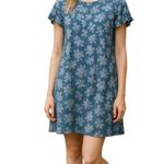 Gap Blue Floral Mini Dress Photo 0