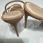 Schutz  Women's Sz 9B Beige Nude Strappy Stiletto Heels Gabielle Sandals Glam Photo 11