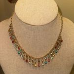 J.Crew  gold jeweled multicolor stone necklace Photo 0