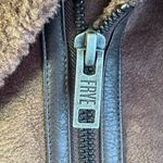 Frye Dark Brown Womens Faux-Shearling Vest - Large - NWT Photo 4