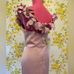 Cinderella Divine Side slit satin pink Prom Dress size 10 Photo 3