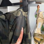 Alice + Olivia  Maeve Silk Camo Asymmetric Midi Slip Skirt Photo 14