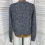 Jennyfer Y2K LaceUp Sides Speckle Sweater Black White Medium Black Photo 3