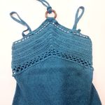 House of Harlow 1960 x REVOLVE Ginette Mixed Crochet Mini Dress in Emerald Green Photo 4