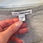 James Perse STRIPED PULLOVER SWEATSHIRT size 2 Photo 3