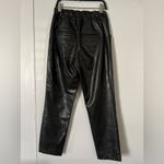 Abercrombie & Fitch Black Faux Leather Pants Photo 1