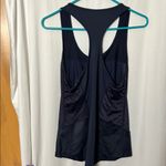 Betsey Johnson Performance Zip Front Racerback Tank Top Size Medium Photo 4