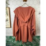Free People Oversized Asymmetrical Hooded Jacket w/ Cinched Waist - Size -Small Photo 2