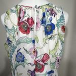 Women’s Sleeveless Floral Dress White Multicolor Size M (pit To Pit 19.5”) Size M Photo 4