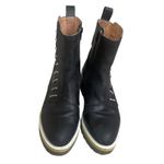 All Black Side Cord Bootie Size EU 38/usa 7.5 Photo 1