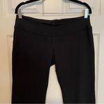 Beyond Yoga  Black Crop Athletic Pants Sz Large Split Hem Photo 2