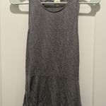 Wilfred Free Aritzia Tank Top Womens XS Extra Small Gray Sleeveless Peplum Photo 0