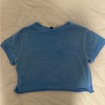 Target  wild fable blue v-neck crop top Photo 2