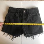 Rustler BLACK DENIM  CUT OFF SHORTS HIGH WAISTED THICK Photo 6
