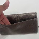 Brighton  Nolita Wallet Silver Metallic Shimmer Trifold Magnetic Coin Pocket Boho Photo 7