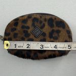 Patricia Nash Keisley Cosmetic Key Fob Leopard Calf Hair Leather Brown Zipper Photo 15