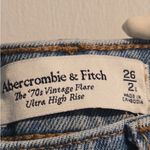 Abercrombie & Fitch  Sky Blue Wide Leg Jeans Photo 6