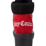 Juicy Couture Red & Black Indulgence Hiker Boots 9 Photo 2