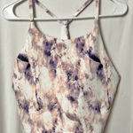 Old Navy  Active Women's Marble Print Powersoft Crop Bra Tank Size XL Photo 0