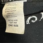 Vintageā Women's Tropical Print Black T Shirt Oversized Crew Neck Beach One Size Size undefined Photo 5