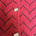 Sabri Ozel Italian Yarn Wool Blend Cardigan Red Photo 1