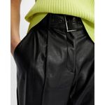 Ted Baker 💕💕 Faydell Pleather Trouser ~ Black US 8 NWT *NO BELT* Photo 5