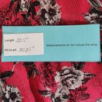 Torrid  Pink Floral Blouse with Ruffle Neckline and Shoulder Cut Outs Size 2X Photo 9