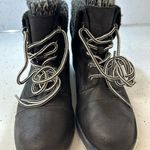 White Mountain  women’s Sandro leather closed toe ankle boots size 7.5‎ black Photo 5