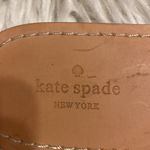 Kate Spade  SANDALS SIZE 7.5 good condition color gold with green and red Photo 11